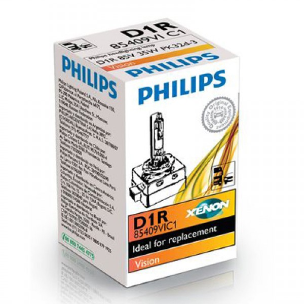 Крушка, фар PHILIPS D1R, 85V, 35W, 4300K,  2950lm, 1 бр.