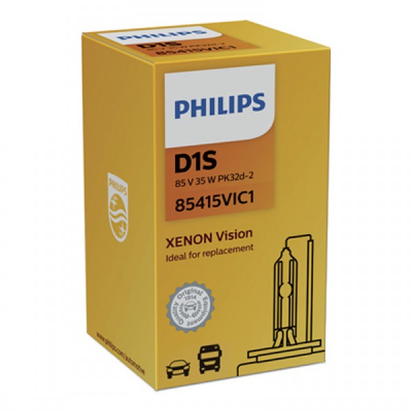 Крушка, фар PHILIPS D1S, 35W, 4400К, 1 бр.