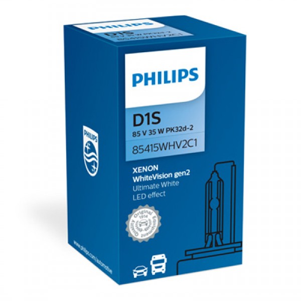 Крушка, фар PHILIPS D1S, 35W, 5000К, 1 бр.