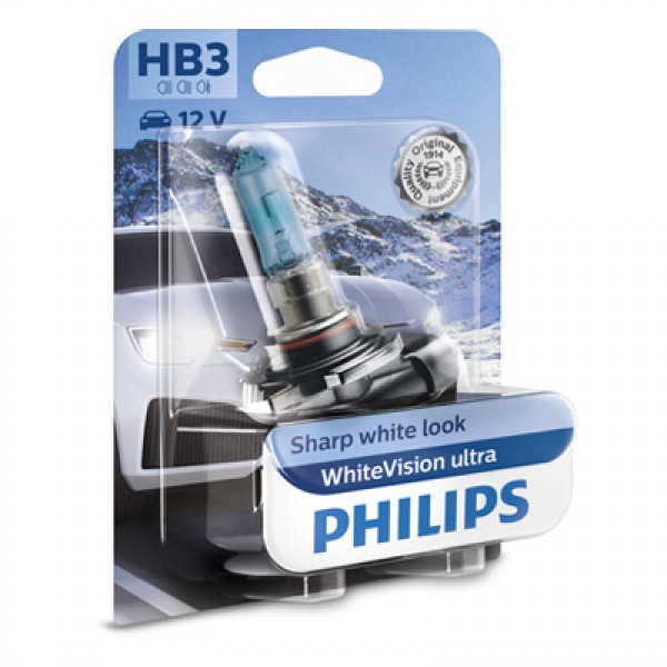 Крушка, фар за дълги светлини PHILIPS HB3, 12V, 60W, 3800K, 1860lm, 1 бр.