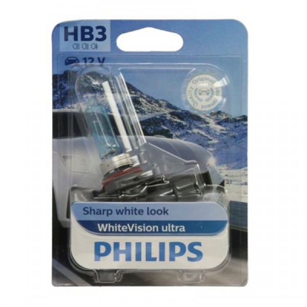 Крушка, фар за дълги светлини PHILIPS HB3, 12V, 60W, 3800K, 1860lm, 1 бр.