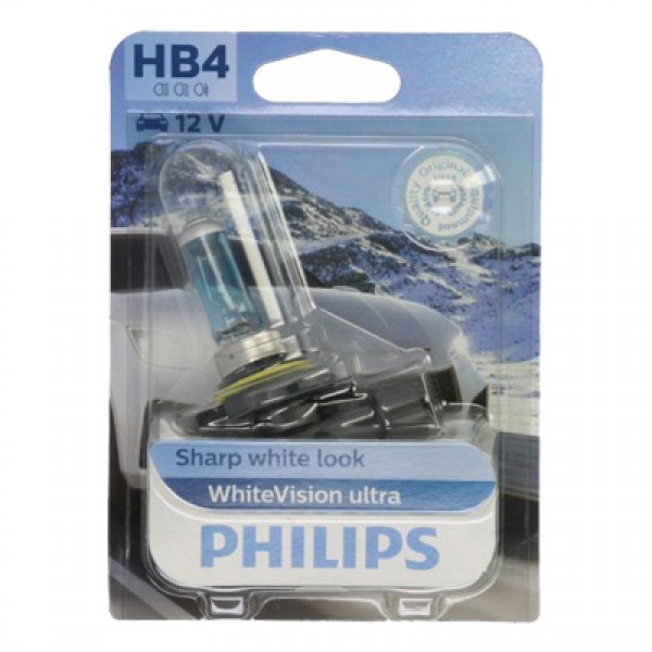 Крушка, фар за дълги светлини PHILIPS HB4, 12V, 55W, 4200K, 1095lm, 1 бр.