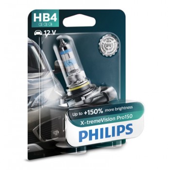 Крушка, фар за дълги светлини PHILIPS HB4, 12V, 51W, 3450К, 1095lm, 1 бр.
