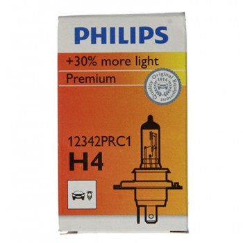 Асортимент, крушки PHILIPS H4, 12V, 60/55W, 3200 К, 1 бр.