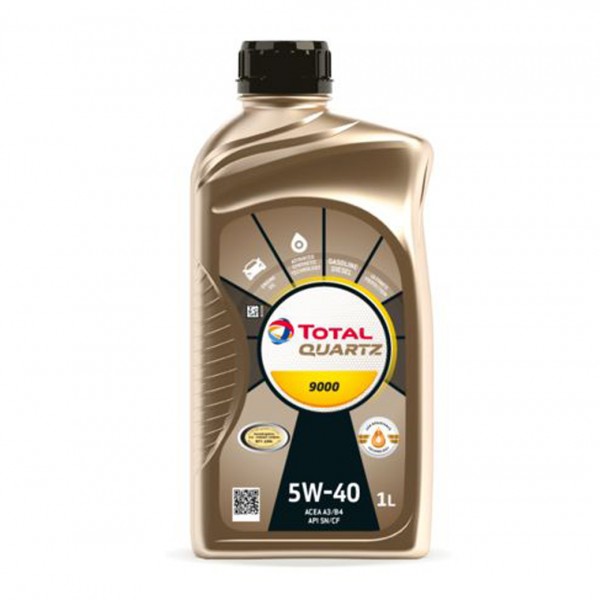 Моторно масло TOTAL QUARTZ 9000 5W40 1 литър