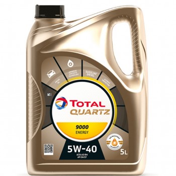 Моторно масло TOTAL QUARTZ 9000 ENERGY 5W40 5 литра