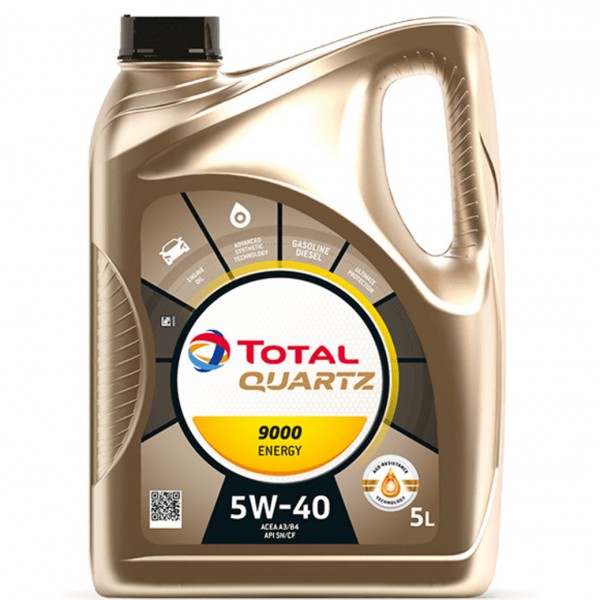 Моторно масло TOTAL QUARTZ 9000 ENERGY 5W40 5 литра