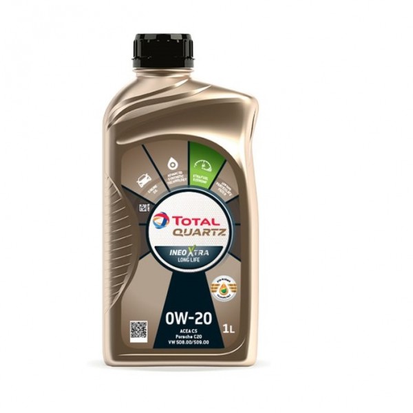 Моторно мсало TOTAL QUARTZ XTRA LL 0W20 1 литър