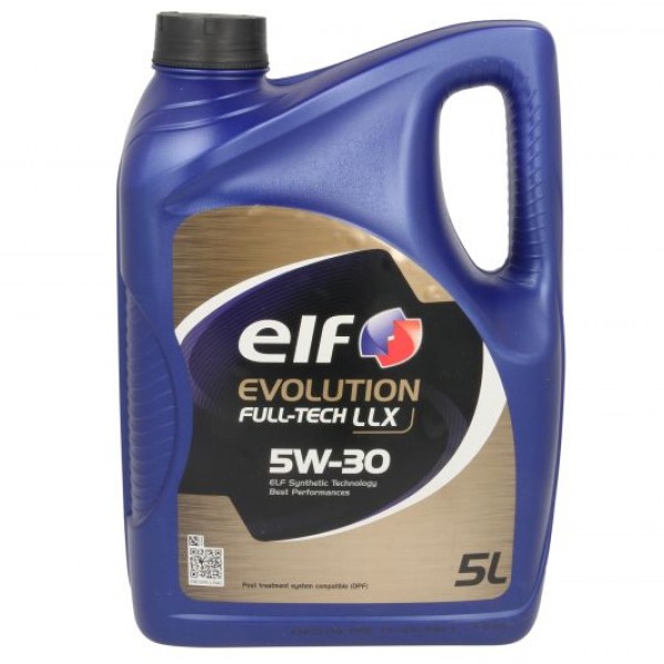 МОТОРНО МАСЛО ELF EVOLUTION FULLTECH LLX 5W30 5 литра