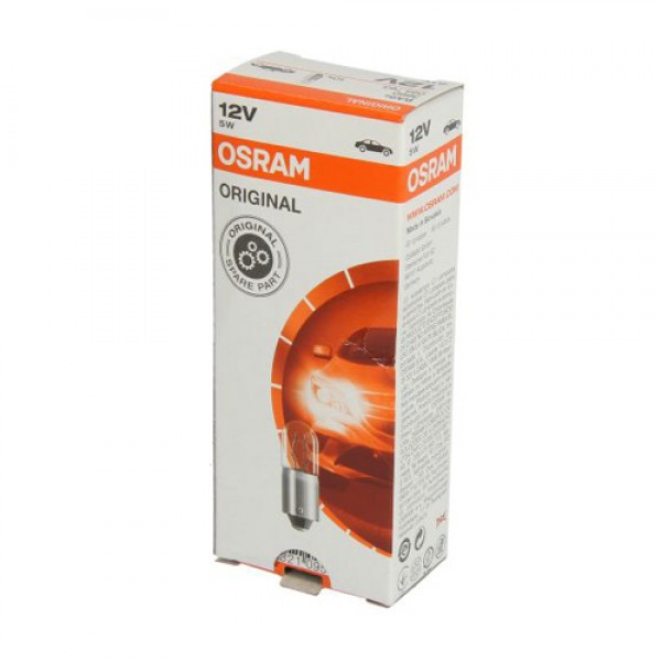 Крушка OSRAM 5W, 12V, 5W, 10 броя