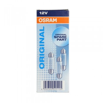 Крушка OSRAM C5W, 12V, 5W, 45lm, 10 броя