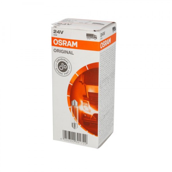 Крушка OSRAM C5W, 24V, 5W, 10 броя