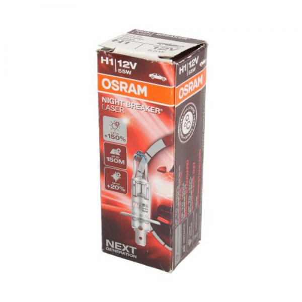 Крушка OSRAM H1, 12V, 55W, 1550lm, 1 брой