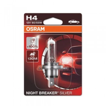 Крушка OSRAM H4, 12V, 60/55W, 1650/1000lm, 1 брой