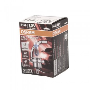 Крушка OSRAM H4, 12V, 60/55W, 1650lm, 1 брой