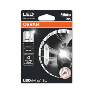 Крушка OSRAM LED C5W, 12V, 0.5W, 6000К, 25lm, 1 брой