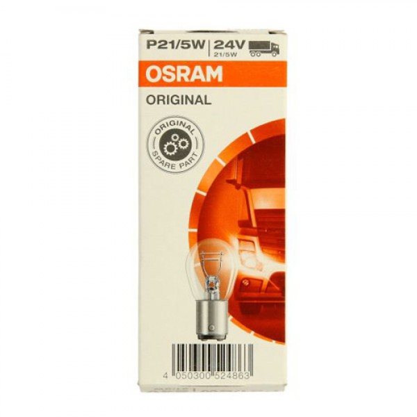 Крушка OSRAM P21/5W, 24V, 5/21W, 10 броя