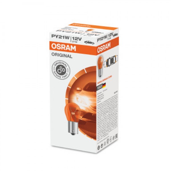 Крушка OSRAM PY21W, 12V, 21W, 10 броя