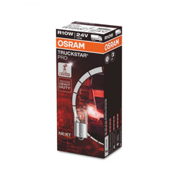 Крушка OSRAM R10W, 24V, 10W, 10 броя