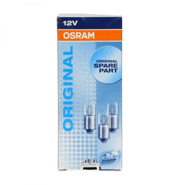Крушка OSRAM T2W, 12V, 2W, 10 броя