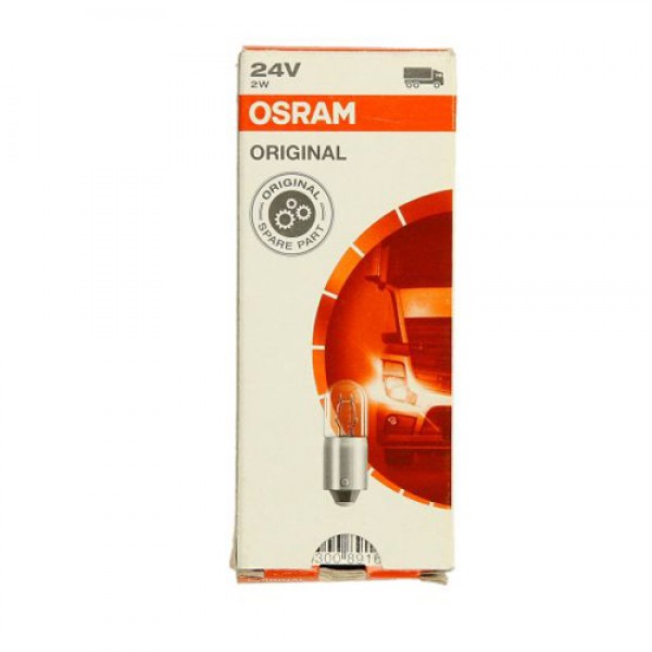 Крушка OSRAM T2W, 24V, 2W, 10 броя