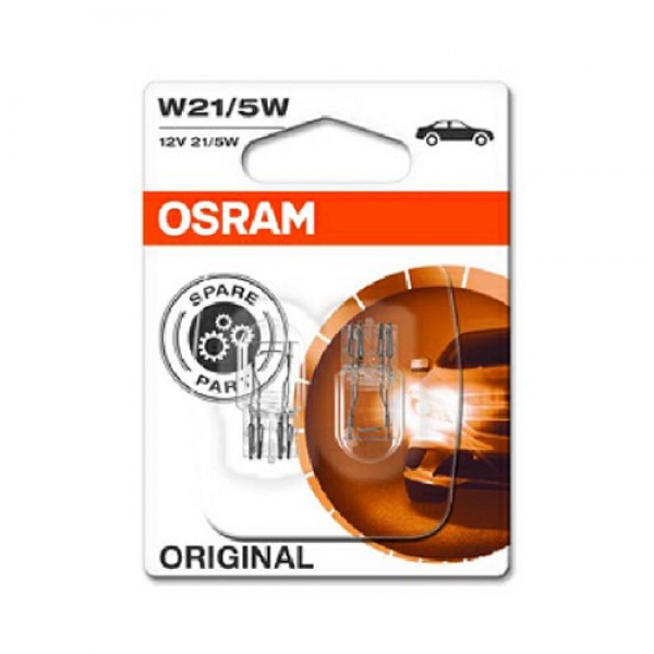 Крушка OSRAM W21/5W, 12V, 5/21W, 2 броя