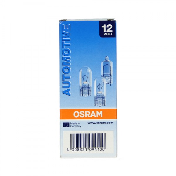 Крушка OSRAM W2W, 12V, 2W, 10 броя