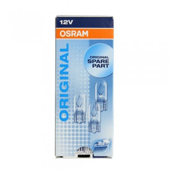 Крушка OSRAM W3W, 12V, 3W, 10 броя