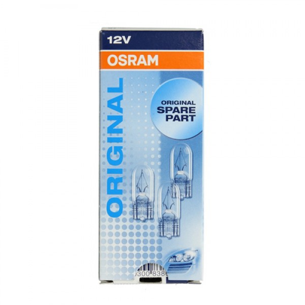Крушка OSRAM W3W, 12V, 3W, 10 броя