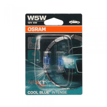Крушка OSRAM W5W, 12V, 5W, 4000К, 50lm, 2 броя