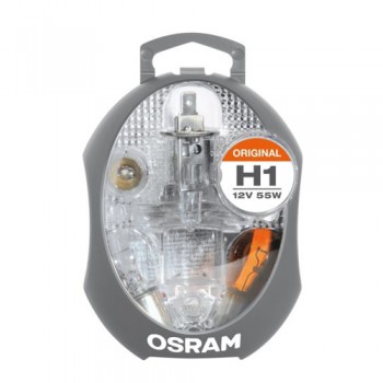 Асортимент, крушки OSRAM H1 + / P21W, PY21W, P21/5W, R5W, W5W; бушон:	15 A; 30 A; 20 A, 5 броя