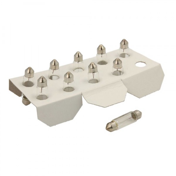 Крушка OSRAM C10W, 12V, 10W, 100lm, 10 броя