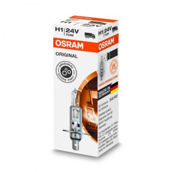 Крушка OSRAM H1, 24V, 70W, 1900lm, 1 брой