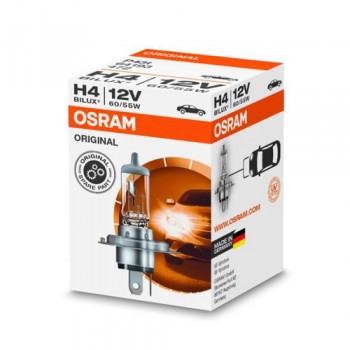Крушка OSRAM H4, 12V, 60/55W, 1650/1000lm, 1 брой