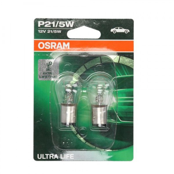 Крушка OSRAM P21/5W, 12V, 5/21W, 2 броя