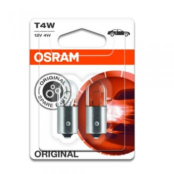 Крушка OSRAM T4W, 12V, 4W, 2 броя