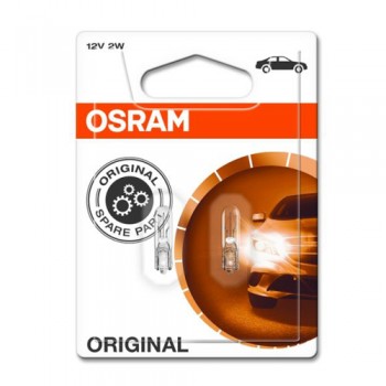 Крушка OSRAM W2W, 12V, 2W, 2 броя