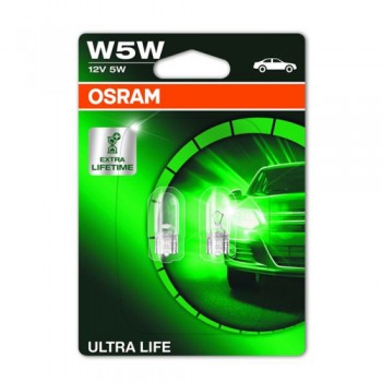 Крушка OSRAM W5W, 12V, 5W, 2 броя