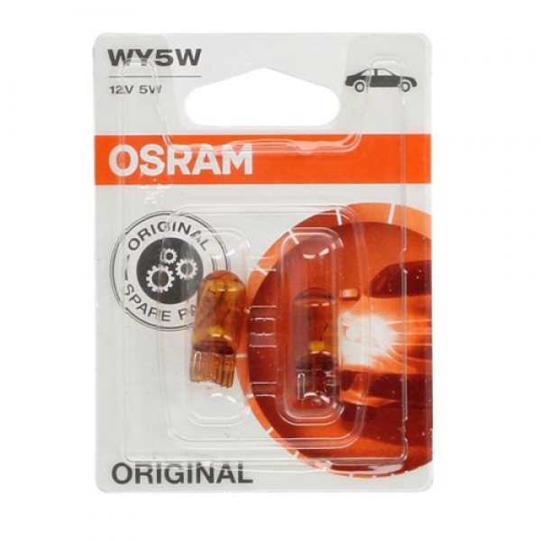 Крушка OSRAM WY5W, 12V, 5W, 2 броя