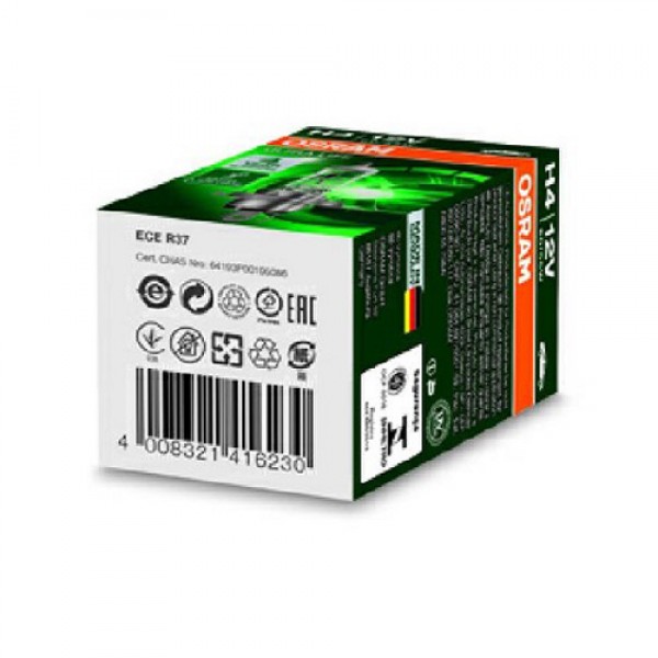 Крушка OSRAM H4, 12V, 60/55W, 1650lm/1000lm, 1 брой