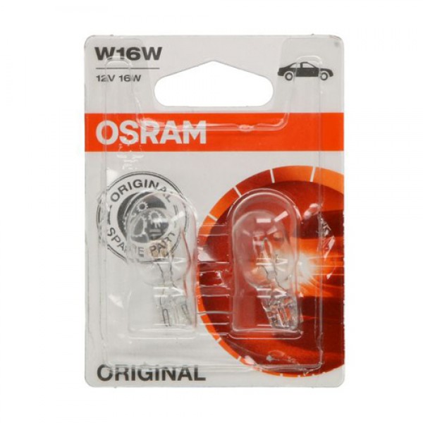 Крушка OSRAM W16W, 12V, 16W, 2 броя