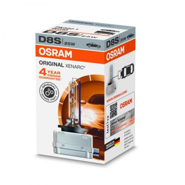 Крушка OSRAM D8S, 42V, 25W, 4500К, 2000lm, 1 брой