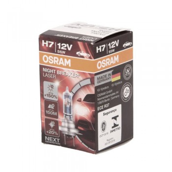 Крушка OSRAM H7, 12V, 55W, 3200K, 1500lm, 1 брой