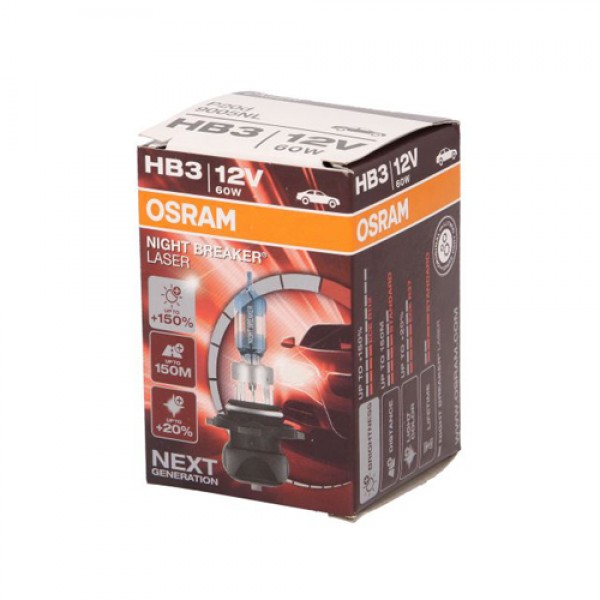 Крушка OSRAM HB3, 12V, 60W, 1500lm, 1 брой