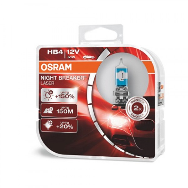 Крушка OSRAM HB4, 12V, 51W, 1500lm, 2 броя