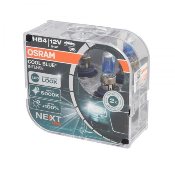 Крушка OSRAM HB4, 12V, 51W, 5000К, 1095lm, 2 броя
