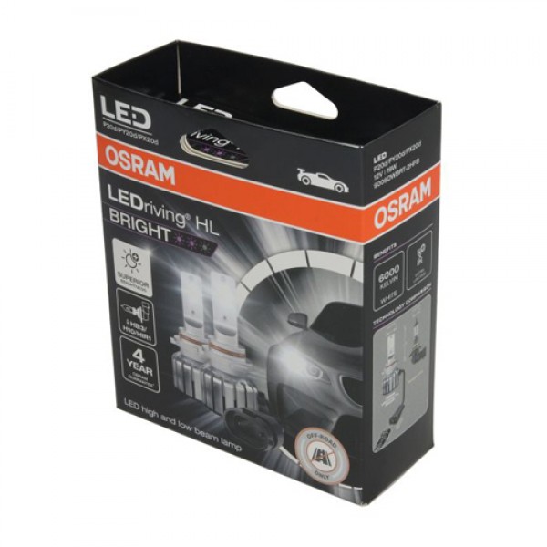 Крушка OSRAM LED, 12V, 19W, 6000K, 1900lm, 2 броя