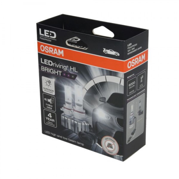 Крушка OSRAM LED, 12V, 19W, 6000K, 1900lm, 2 броя