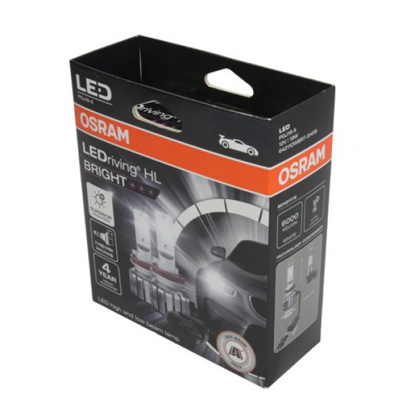 Крушка OSRAM LED, 12V, 19W, 6000K, 1900lm, 2 броя