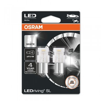 Крушка OSRAM LED P21W, 12V, 1.9W, 6000К, 154lm, 2 броя